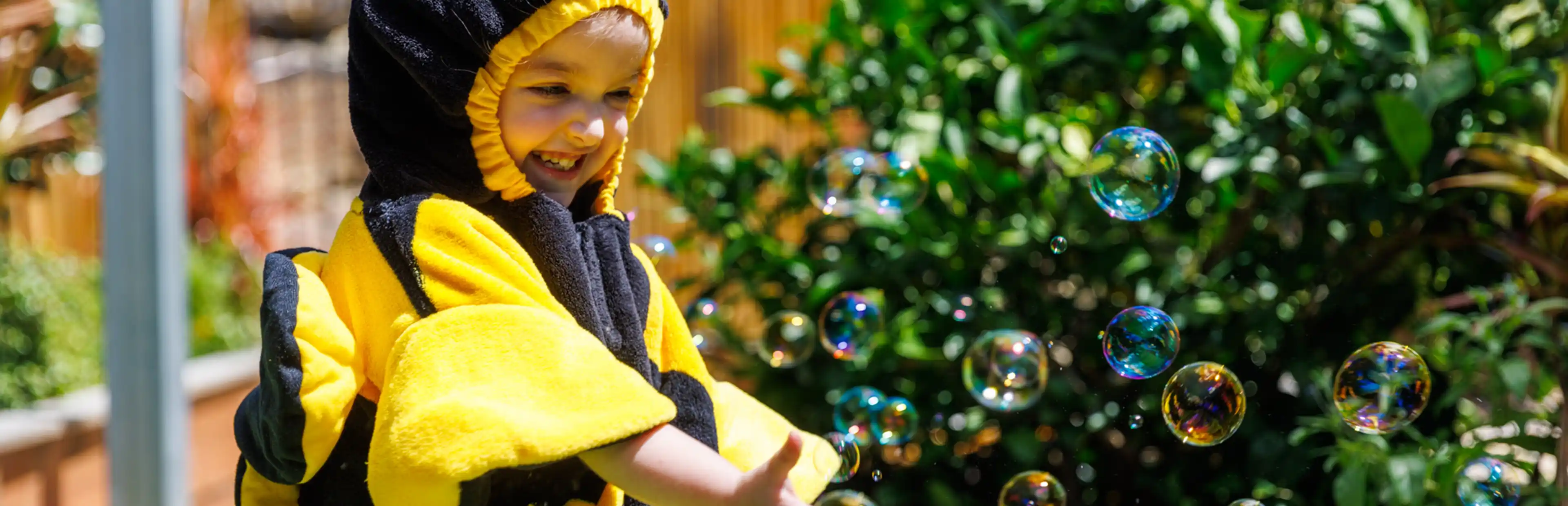 Children bushwalk at little scholars