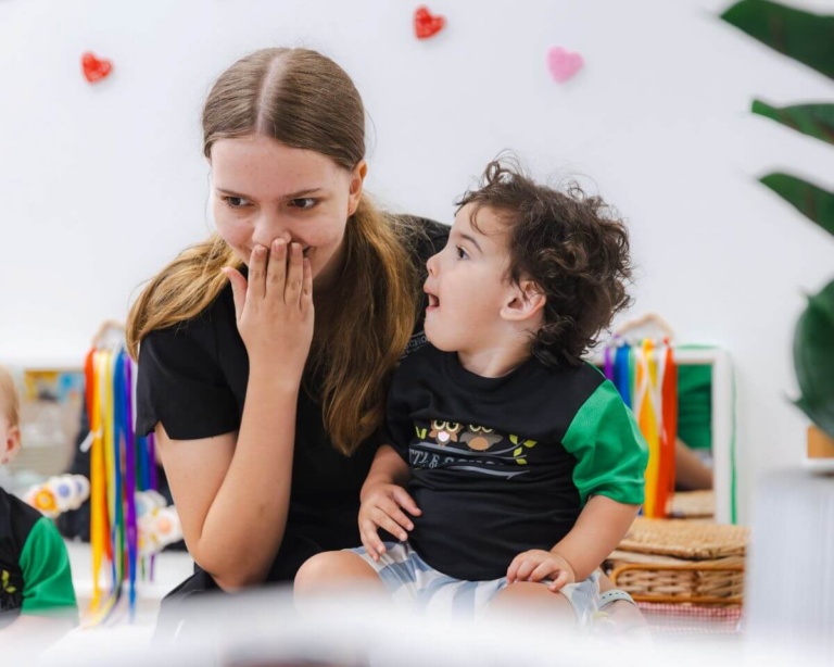 Little Scholars Preschool Student Teacher Interaction