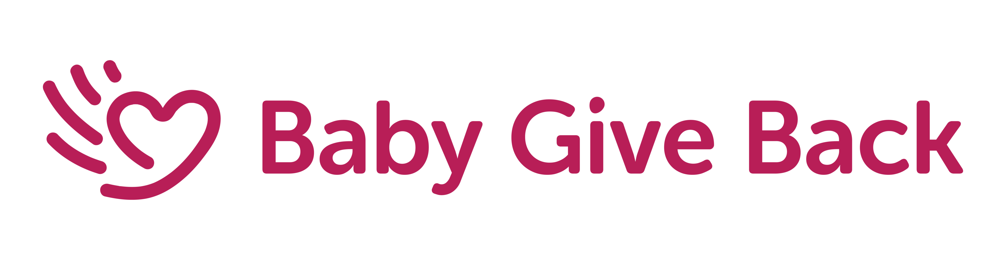 Baby Give Back - Logo Primary Mulberry