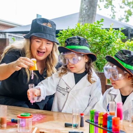 Children Exploring Stem Activities Little Scholars Early Learning