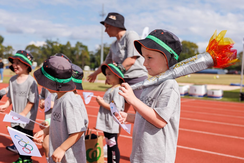 Little Scholar Mini Olympics Opening Ceremony Torch