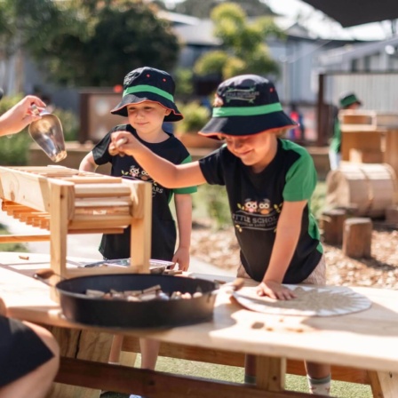 Children Exploring And Learning Through Play Based Learning At Little Scholars