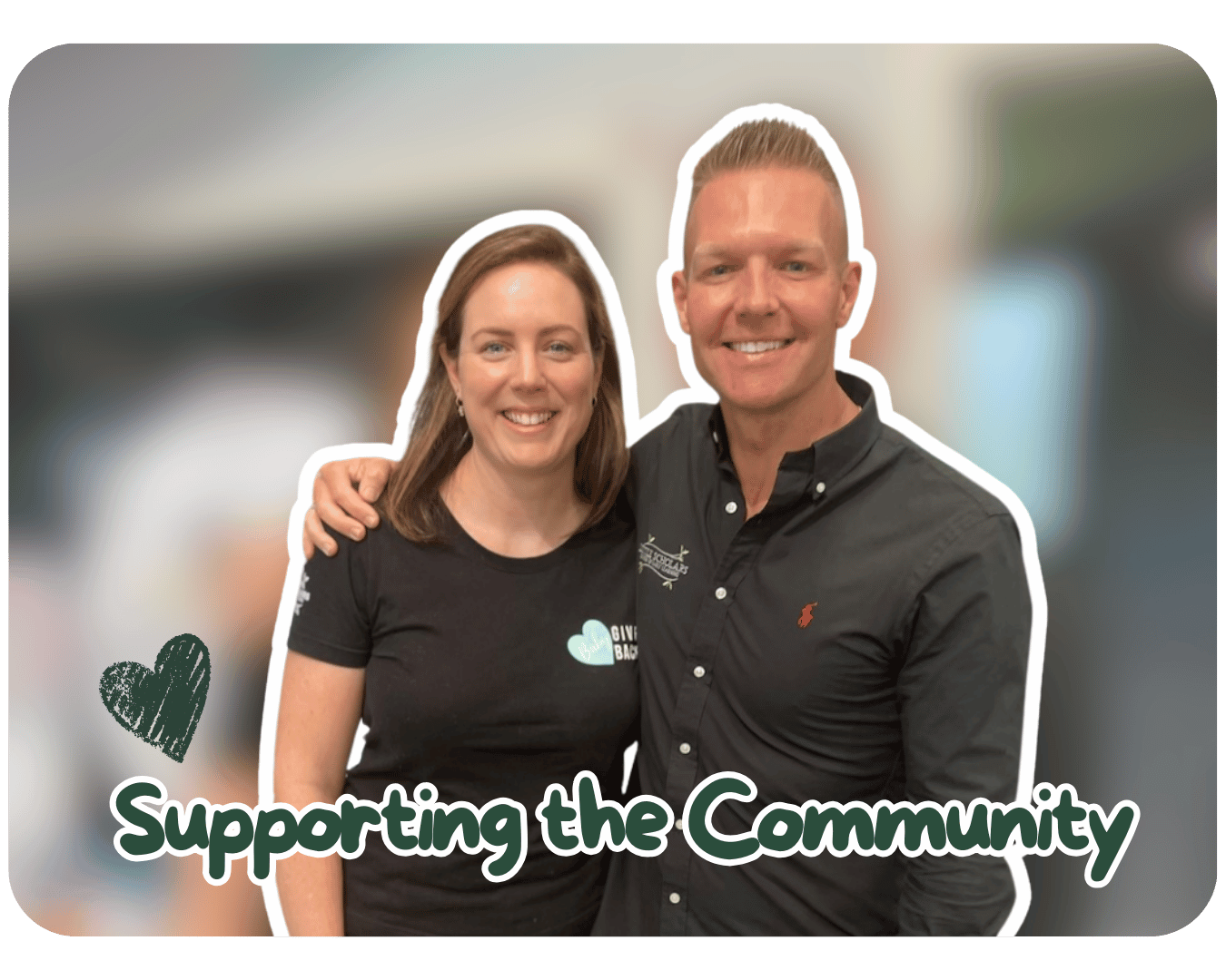 About Us Supporting The Community Title Card Resized