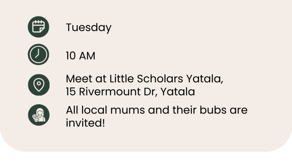 Yatala Pram Pals Information Card