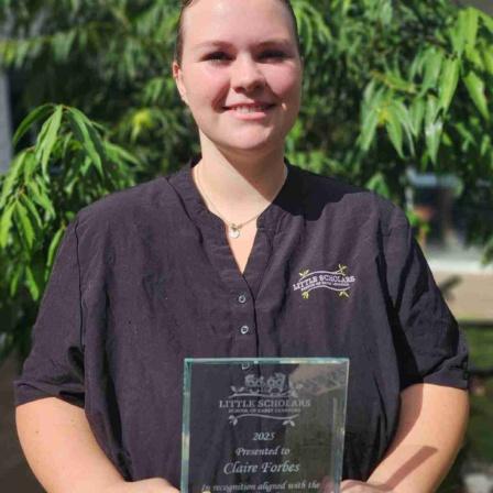 Early Childhood Educator Claire Pillar Award Winner