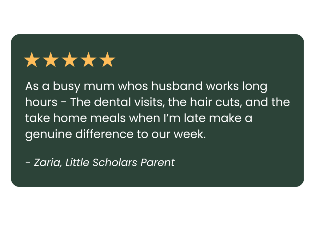 Zaria, Little Scholars Parent Testimonial